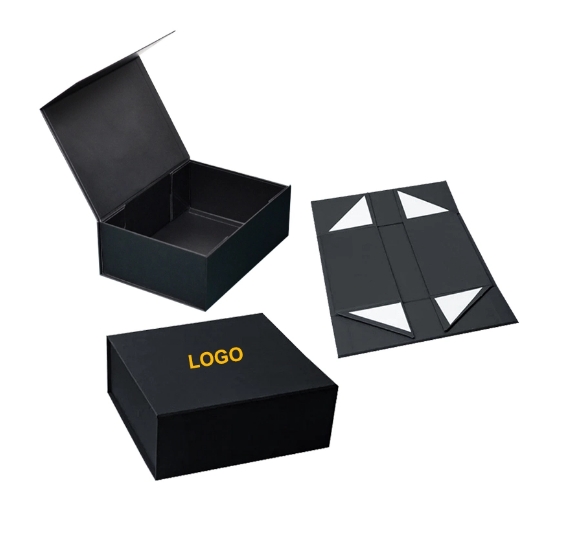 Custom Luxury Paper Magnet Foldable Folding Magnetic Gift Box Garment Apparel Clothing Packaging Box