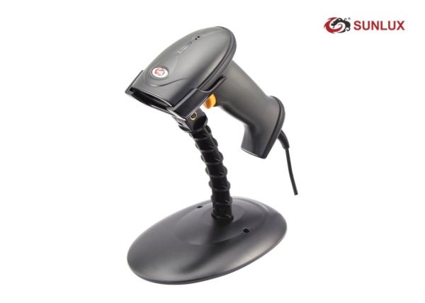 Automatic Reading Laser Barcode Scanner with Black ABS PC Casing Anti Shock