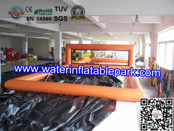 Waterproof Indoor Inflatable Bouncy Volleyball Court Rental / Inflatable Pool Toys
