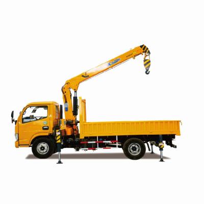 Dongfeng Boom Crane Truck Mounted Crane With 3.2 Tons Straight Boom Crane