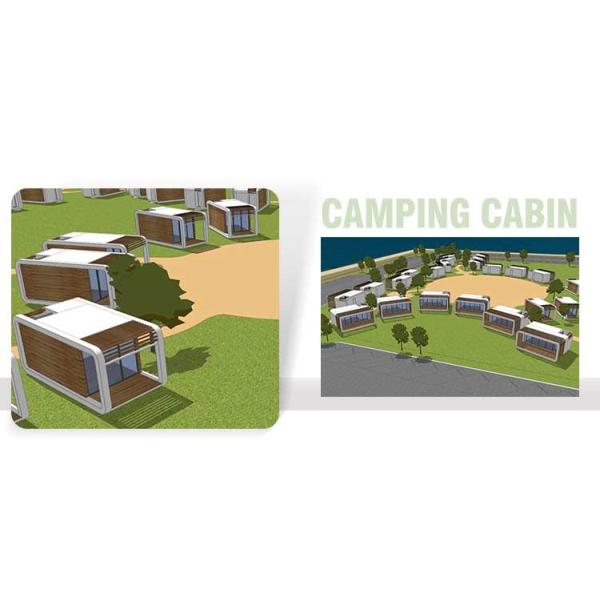 Студии сада алюминиевого бунгало кабины раздвижных дверей Prefab полуфабрикат Prefab Prefab модульные дома