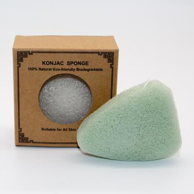 Esponja de limpeza facial Konjac do triângulo dos cuidados pessoais para toda a pele