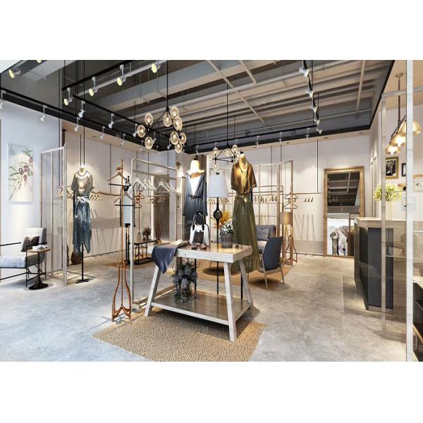 Fashion Modern Clothing Display Shelves MQ-S112 Wooden With Baking Paint