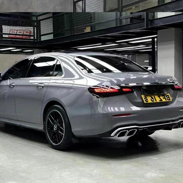 E-Class W213 2016- AMG 21-23 Body Kit Car Bumpers Front Lip Rear Diffuser Exhaust Tips Side Skirts for Benz