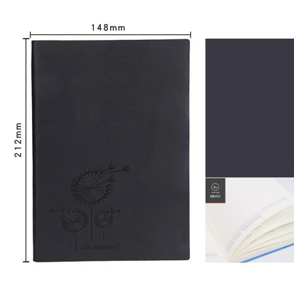 2022 Custom Logo Pu Leather Softcover Notebook Journal for Daily Weekly Monthly Planner