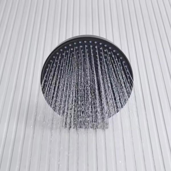 Round Head Shower Faucet Set with Exposed Feature With Slide Bar Function Hot Cold Water