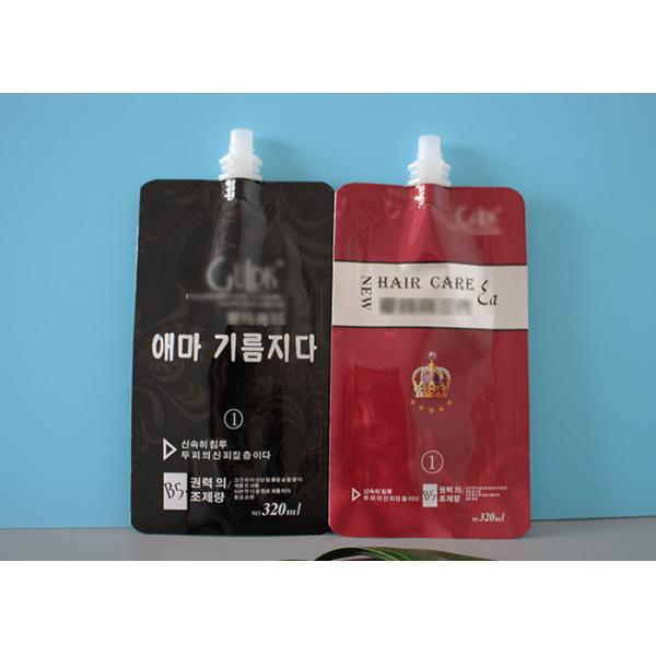 Juice Milk Packaging 8.6m m se levanta bolsos líquidos del canalón