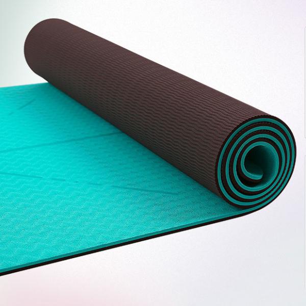 Custom Printed Eco Friendly Yoga Matt Fitness TPE Pilates Yoga Mat 1830*610*6MM