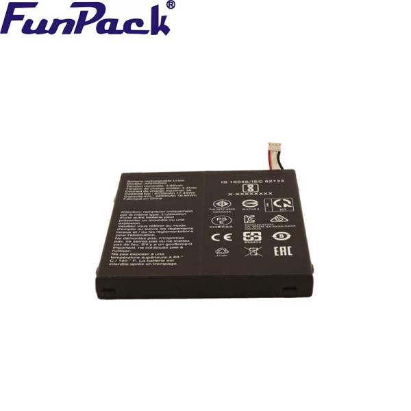 материал полимера иона Li батареи прибора 450mAh 3.8V пригодный для носки с PCB