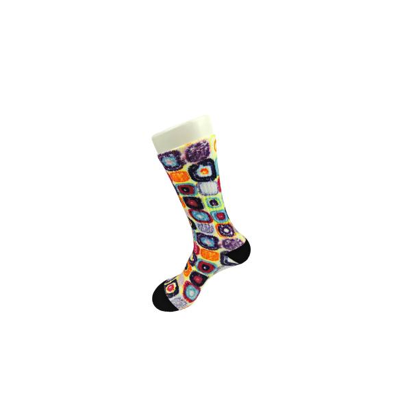 Colorful Unisex Adults 3D Printed Socks With Antibacterial Fabrics Materials