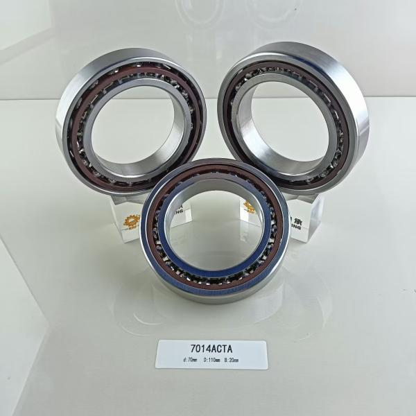 Single Row 46114 Angular Contact Ball Bearing 70*110*20mm 7014AC for Heavy Machinery