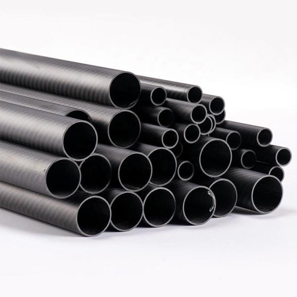 Размер по заказу Twill Plain Carbon Fiber Tube 14 мм 20 мм 30 мм 80 мм 1000 мм