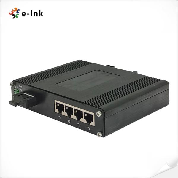 Commutateur Ethernet industriel à 4 ports 10/100/1000Base-T + 1 ports 1000BASE-X