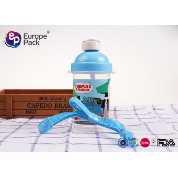 SGS Kids Personalized Reusable Plastic Water Bottles With Straps