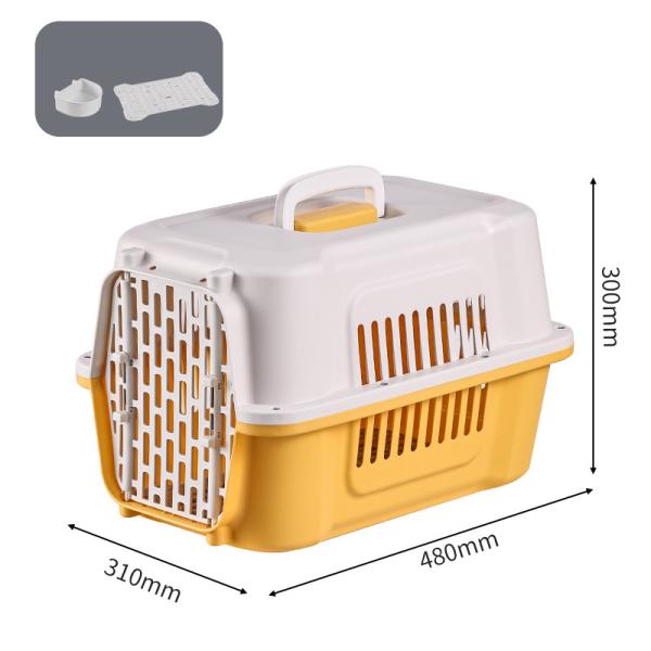 Comfortable Cat Outing Travel Box Metal Frame and Breathable Comfort for Adventures