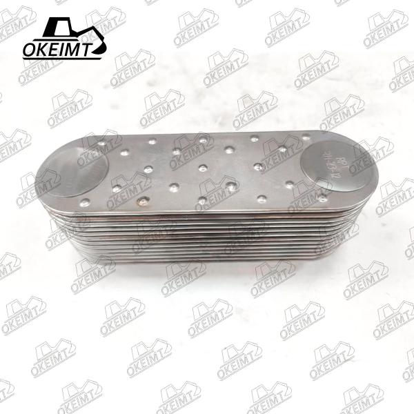 Excavator Engine D7D - 13P Oil Cooler Core For VOLVO Machinery