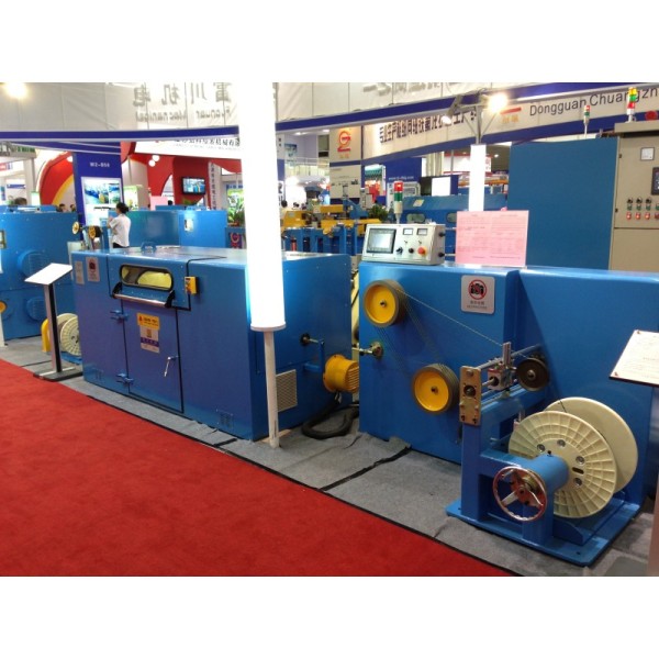 2500RPM Bare Copper Wire Twisting Machine 3.7Kw High Frequency Data Cable