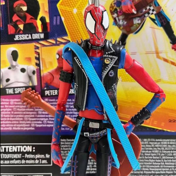 Hot Spider Punk Action Figure Figures for Mass Customization Marvel Legends