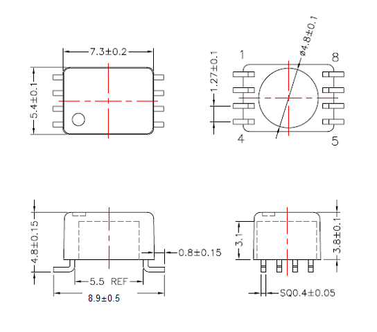 Трансформатор SMPS TGM-010P3RL TGM-P3 привода ворот СЕНТЕНЦИИ MAX845