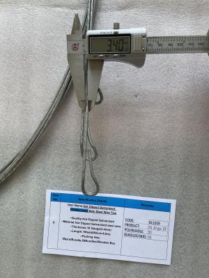 3.4mm Double Loop Galvanized Bale Steel Ties Wire 5.8m Length