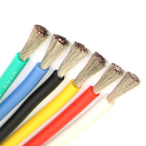 Materiais condutores Cobre enlatado 4 16 20 24 AWG Arame de cobre sólido resistente a altas temperaturas