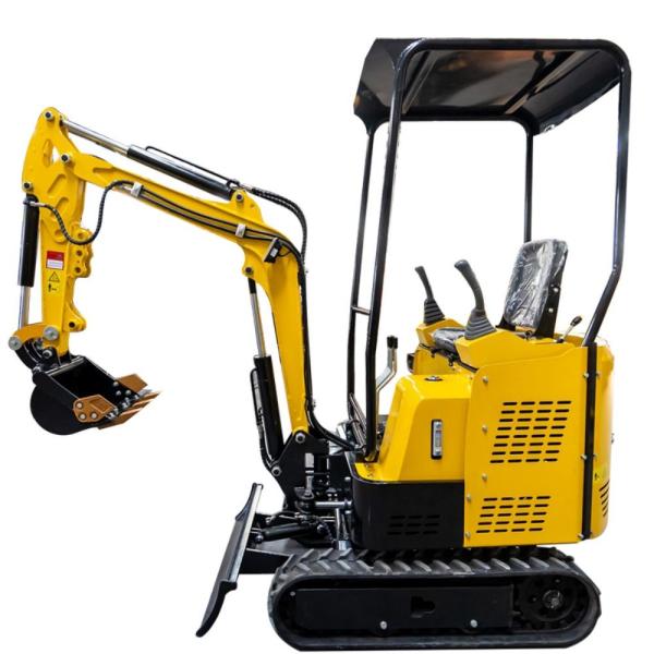 Rubber Track 1.5 Ton Mini Excavator With CE Certificate Low Fuel Consumption