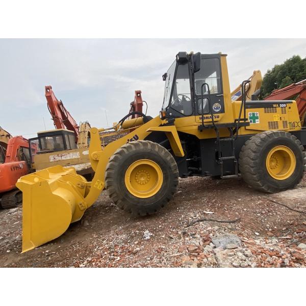 3-5 Tons Second Hand Komatsu WA320-3 Wheel Loader Used Front Loader