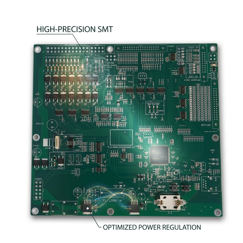 High Precision Prototype Circuit Board Assembly Multilayer Low Volume PCB Assembly Customized