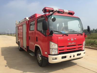 Mini caminhão de combate a incêndio 190 HP ISUZU 4X2 4000L com espuma