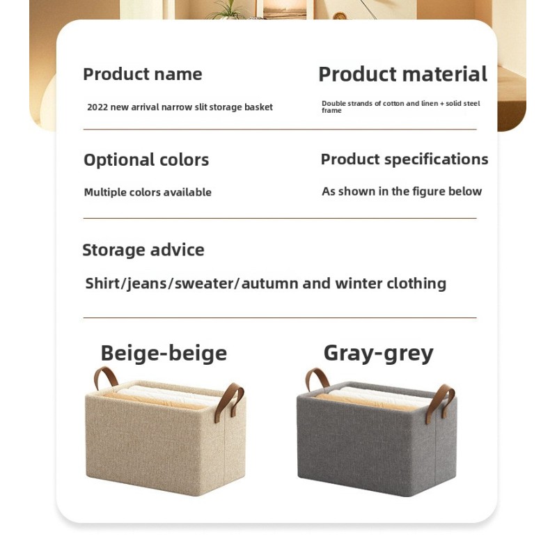 Large Capacity Foldable Steel Frame Modern Clothes Storage Basket Organizer Waterproof Fabric Storage Box