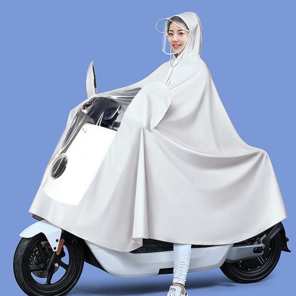 Daily Products Electric Car RAINWEAR Non-Disposable One-Piece Raincoat PVC Color Poncho