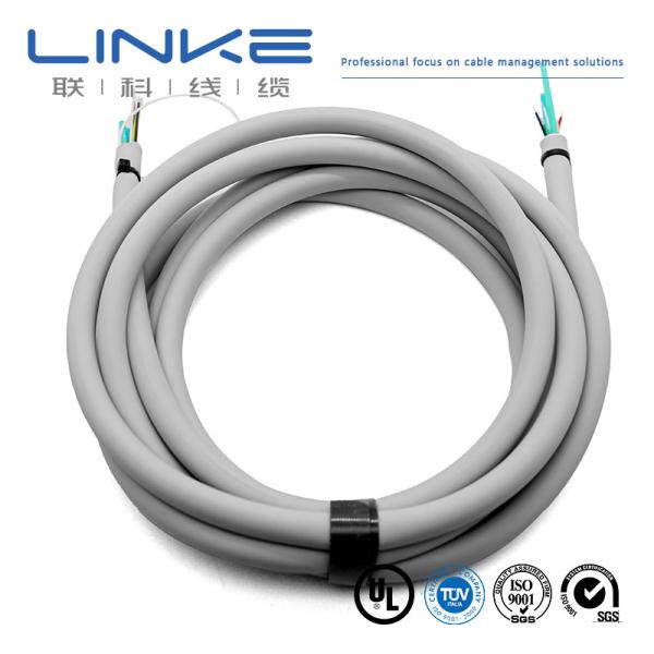 Arnês de fiação médica GPS automotivo com núcleo de cobre e cabo de conector médico de casaco de silicone