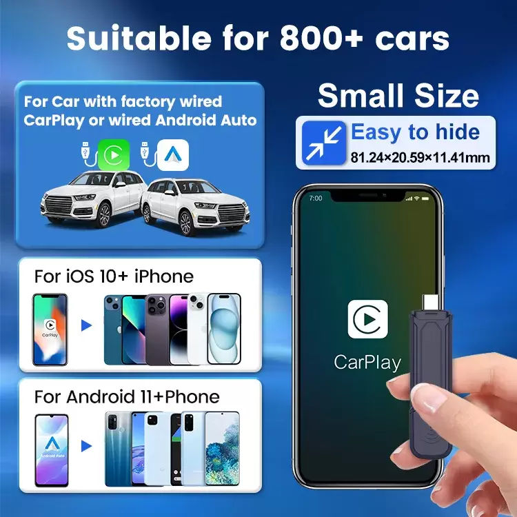 Carplay Box Mini Se Pro Car Android Box Wireless Adapter CarPlay  Smart Android Auto Usb Ai Box Carplay Multimedia