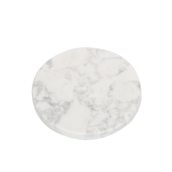 Regional Feature Marble Natural Round Square Hexagon White Cup Mat Coffee Tea Coasters for Drink Mats Pads Home Kitchen