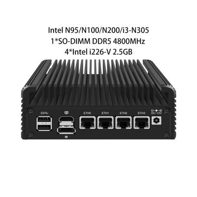 Zynshield Desktop Firewall Intel N100 Pfsense Ubuntu Linux 4*2.5g Rj45 Ethernet Ports