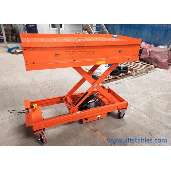 o móbil manual do dever claro scissor transferência elétrica da plataforma da bola da tabela de elevador 1500mm