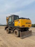 Hyundai 150W-7 Second Hand Excavator With 84KW Engine Power And 135000KG Operating Weight