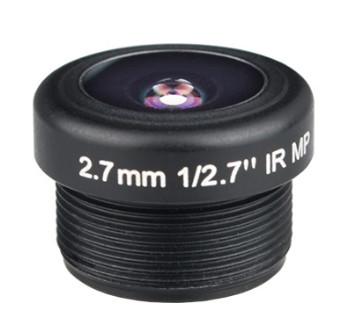 Automotives Lens 1/2.7 2.7mm 3Megapixel 1080P M12 180degree Wide Angle Lens for IMX323 IMX290, visual doorbell lens