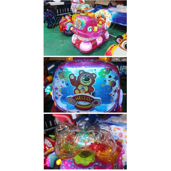 Cute Whale Plastic Material Coin Operated Game Machine / Kids Carnival Rides