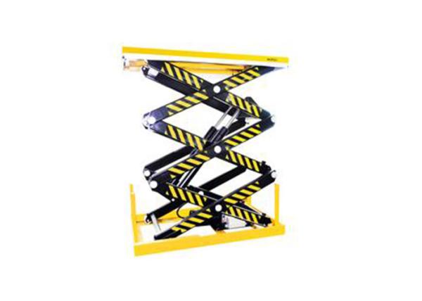 HT Triplex Scissors Electric Stationary Lift Table Capacity 1 Ton- 2 Ton