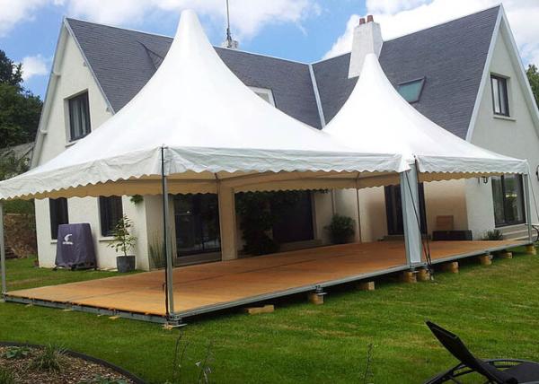 Outdoor Waterproof Pagoda Gazebo Tent With Aluminum Alloy Frame