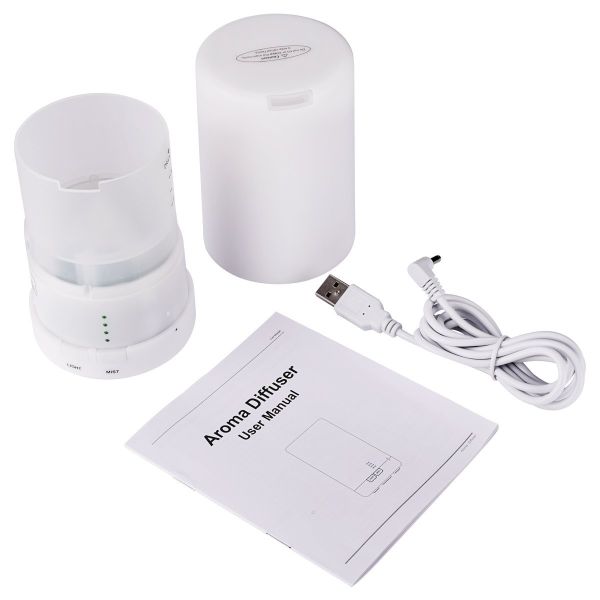 Portable Mini Small 70ml Car Aroma Essential Oil Diffuser USB Auto Shut-Off Aromatherapy Diffuser with 3 Time Setting