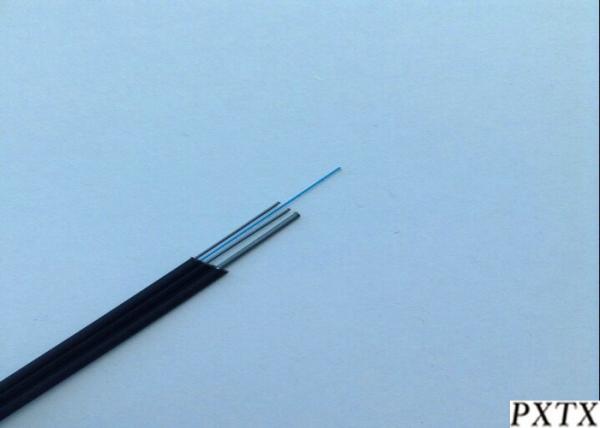 Flexible FTTH Drop Fiber Optic Cable Home Network , Flame Retardant