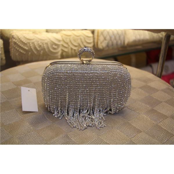 European and American high-grade diamond Wristlet banquet bag ladies banquet princess