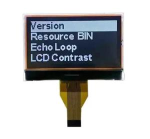 DFSTN 2.4 Inch LCD Display 18pin FPC SPI 128x64 COG LCD Module For Handheld