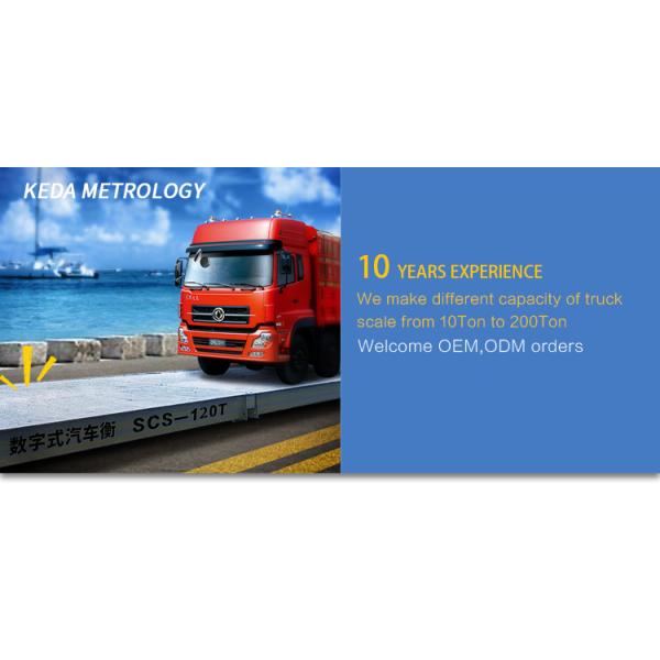 Custom Size Heavy Duty Industrial Truck Scales U - Shape Beams OIML Approval