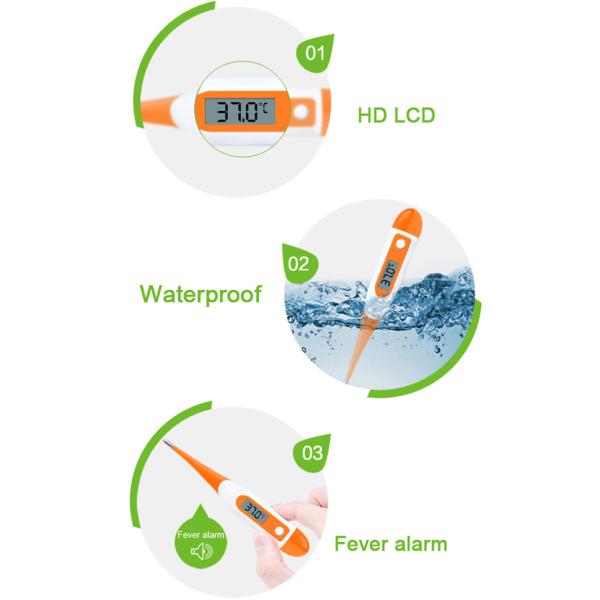 Orange Non Contact Infrared Thermometers