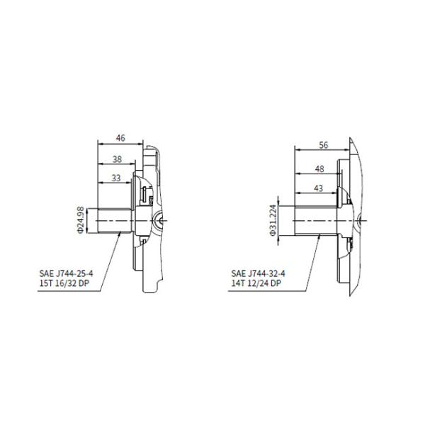 Trailer Hydraulic Power Control Unit With Cut-Off / Load Sense Control Electro-Proportional Torque