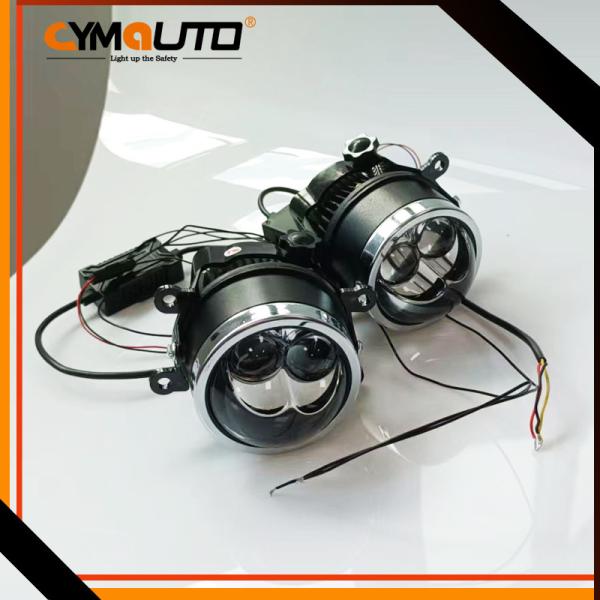 Aluminum Laser LED Fog Lens 6000K 12V Car Driving Headlights Waterproof 50w