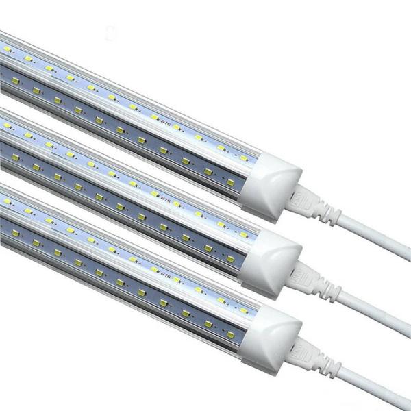 20 Watt Led V Shape t8 integrated Tube Light With AC85-265V Milky and clear cover for kitchen garage